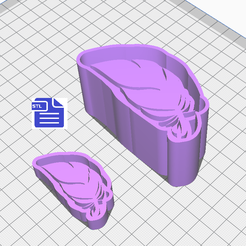 STL00522-1.png Descargar archivo Carcasa del molde de la pluma • Modelo imprimible en 3D, CraftsAndGlitterShop