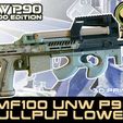 UNW-P90-PE-EMF100-P90-lower-3D.jpg UNW P90 styled Bullpup lower FOR THE PLANET ECLIPSE EMF100