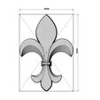 lys-V01-10.JPG Heraldic lily onlay 3D relief 3D print mod