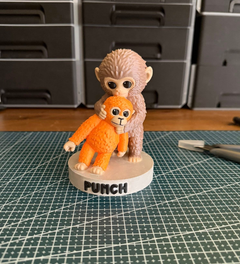 Viral Baby Monkey Punch - Macaque Collectible