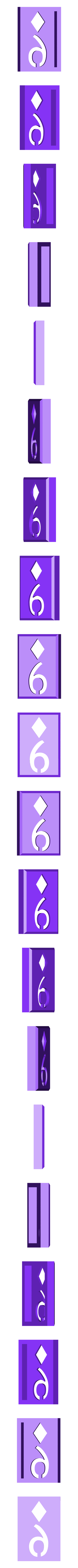 BlockDiamonds09.stl Player Card Tiles with Transforming Box