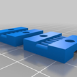 qu-bd_y_axis_belt_holder_with_6_nut_slots.png QU-BD Y Axis Belt Holder with #6 Nut Slots