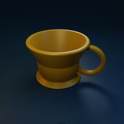 2.jpg Free STL file Chubby Mug・3D printable model to download, AlexStormND