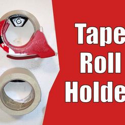 Tape Dispenser for 50 mm (2 Inch) wide Tape by Estep, Download free STL  model