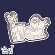 13-1.jpg Christmas | New Year cookie cutters - #67 - santa claus and reindeer