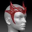SCARLET_WITCH_CROWN_MULTIVERSE_OF_MADNESS_WANDA_TIARA_DOCTOR_STRANGE_STL_3D_PRINT_FILE-07.jpg Scarlet Witch Crown - Wanda Tiara Headpiece - Multiverse of Madness inspired version - fan made 3D model