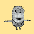 Wireframe-1.png Cartoon character - Minions Kevin