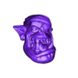 Orc_Head_10.stl Pacchetto teste di orchi 02: Pirati