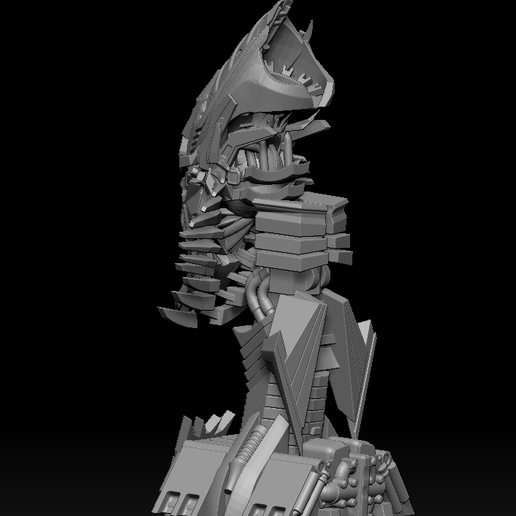 3D file Transformers fallen Base Statue Car interior decoration DL 🤖 ...