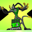 ff0020.png Ben 10 - FEEDBACK BUST - 3D READY PRINTABLE STL