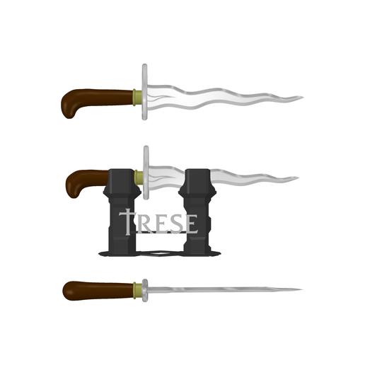 TRESE Themed Kris Dagger Prop | Alexandra Trese | By Collins Creations 3D 3D model