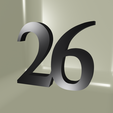 CC26.png House number, house numbered N°26
