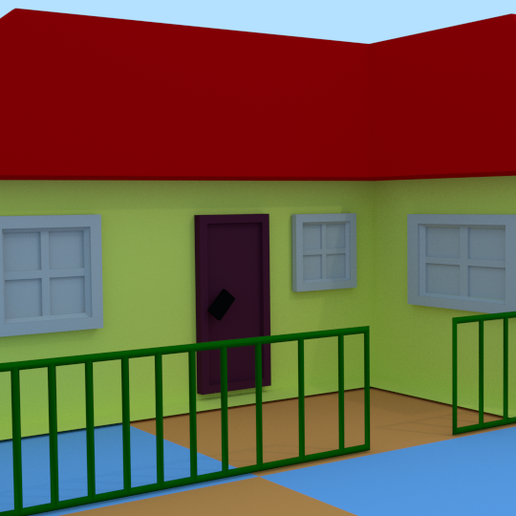 Mini House - 3D model önizlemesi