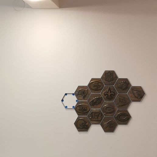 Football NFL Wall Deco Chiefs 3D model