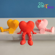mie._4_02_2026_23_51_17.png Articulated Hearts - 3 pack of hearts, cute, middle finger and romantic - Valentine's Day - print in place