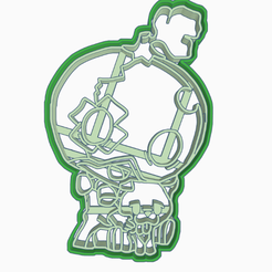 FFAF.png STL file SUIKA - COOKIE CUTTER - DR STONE ANIME / DOCTOR STONE・3D printer design to download