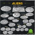MMF-Aliens-01.jpg Aliens (Big Set) - Wargame Bases & Toppers 2.0