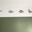 Dinos-Set.jpeg Geometric Brontosaurus Wall Art