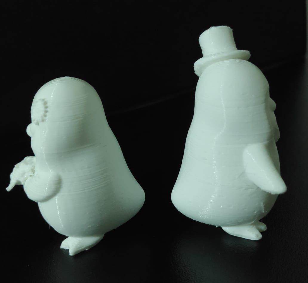 Penguin-Couple12.jpeg -Datei Pinguin-Pärchen Hochzeitstorten-Topper herunterladen • 3D-druckbare Vorlage, Usagipan3DStudios