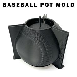 IMG_91731-copy.jpg STL file Baseball Pot mold - Include Pot for print・3D printing model to download