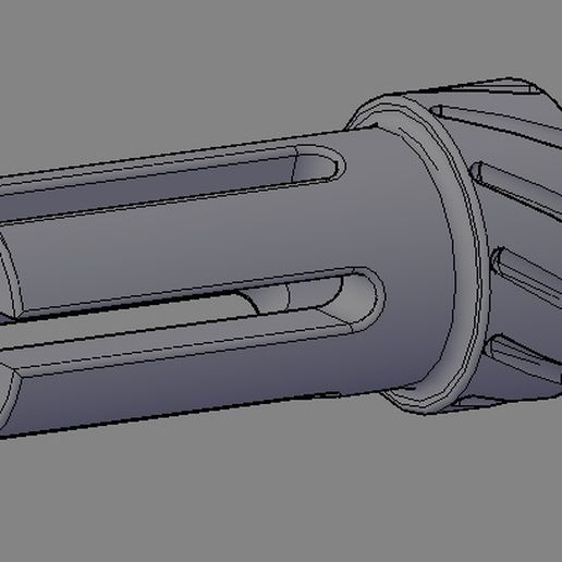 MP5 Flash Hider 3D model