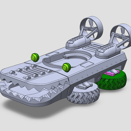 🛥️ Octonauts Gup-K (Snapping Variant)・ 3MF File for 3D printing