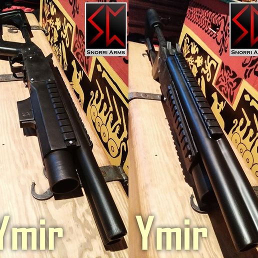 634c35679aa0e3b7e7da4e130e613571_display_large.jpg Free STL file Ymir - Airsoft Shotgun/grenade launcher・3D printable model to download, Snorri