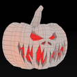 Pumpkin-wireframe_1920x0002.png Halloween Pumpkin Low-poly 3D model