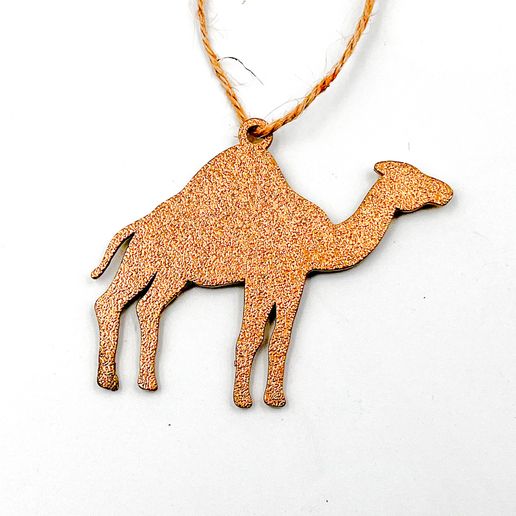 CAMEL PENDANT NECKLACE JEWELRY EARRINGS 3D model