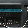 Prowmraam FEL AR STL file Cradle for Gosat GS240T2 for VESA 75x75 mount・Model to download and 3D print