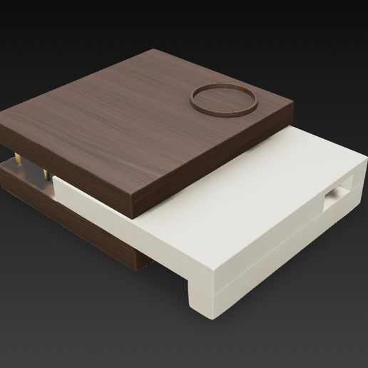 MODERN MINIMALIST ELEGANT TABLE STL OBJ