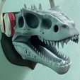 IMG_0057.jpeg Alien Dinosaur Skull Headphone Stand