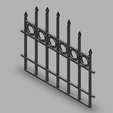 ogrodzenie-2_1.png STL-Datei Zaun v2 - 1:35・3D-druckbares Modell zum herunterladen