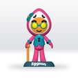 1.jpg Eggson STL file 3D Model,Eggson Dandy world 3D Model Fanart