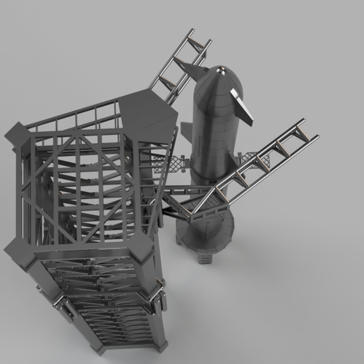 3.png SpaceX STARSHIP AREA Build Kit 1:200