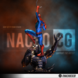 4.png Fan Art Spiderman Vs Venom - Statue