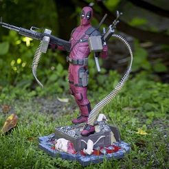 image2.jpeg Fichier 3D Deadpool STL Figure 3dprint・Objet pour imprimante 3D à télécharger