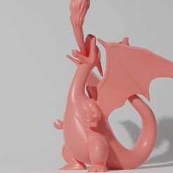 charizard 3.png Download STL file CHARIZARD STANDING (PART OF THE CHARIZARDPACK, AND CHAREVOPACK, READ DESCRIPTION) • Model to 3D print, ShadowBons