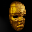 2.png Olmec Cosplay Face Mask 3D print model