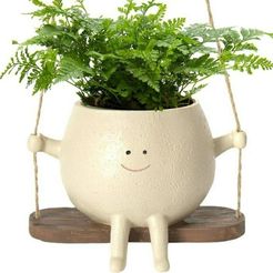 MACETA-V1.jpg Happy Face Hanging Planter