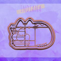 untitled.90.png Download STL file CORTANTE PUSHEEN COMIENDO HELADO • 3D printable design, Indiana3D