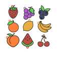 frutas.png llaveros o dijes de frutas