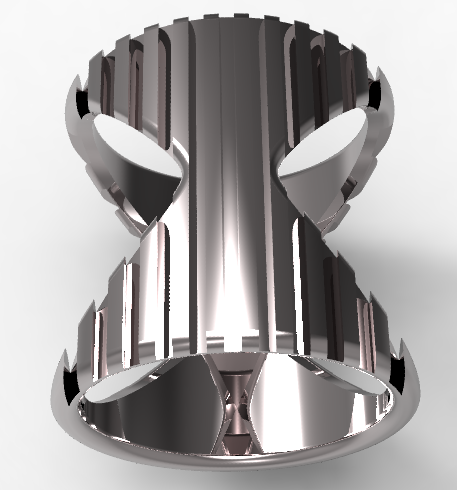 4 rings in 1 3D model preview