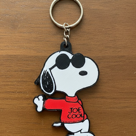 keychain snoopy stl/3mf