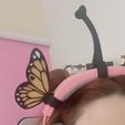 IMG_9673.jpg Butterfly Wings Headset / headphone Attachment / Accessory