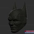Batman_Beyond_helmet_3d_print_model-05.jpg Batman Beyond Cowl Cosplay - DC Comics - The Batman