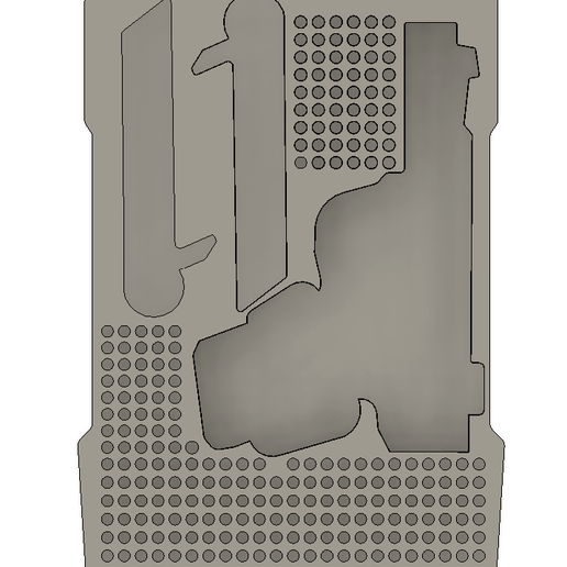 MILWAUKEE PACKOUT INSERT — RUGER MARK IV 22/45 LITE LOADOUT