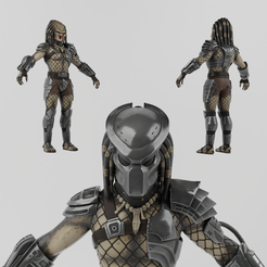 Portada.png Fichier OBJ Predator Lowpoly Rigged・Idée pour impression 3D à télécharger