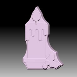 ChristmasCandle.jpg STL file CHRISTMAS CANDLE SOLID SHAMPOO AND MOLD FOR SOAP PUMP・3D printable model to download