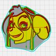 Captura de pantalla 2018-09-03 a la(s) 00.33.26.png Free STL file paw patrol cookie cutter・3D printable design to download